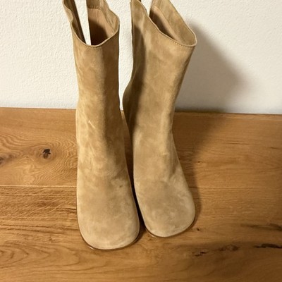 Bottega Veneta Stiefeletten   Wildleder   Beige
