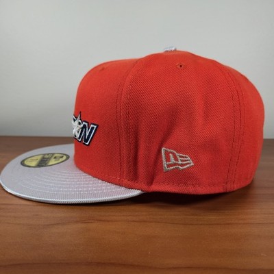 Casquette MLB New Era 59FIFTY - Houston Astros, Orange Ajustée, 57,7 Cm