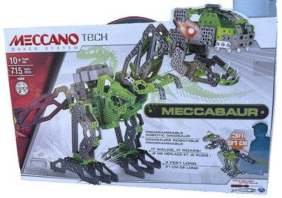Meccano Tech 16304 Mekkasaurier Dinosaurier 715 Teile Vorbau selten - neu und versiegelte Box