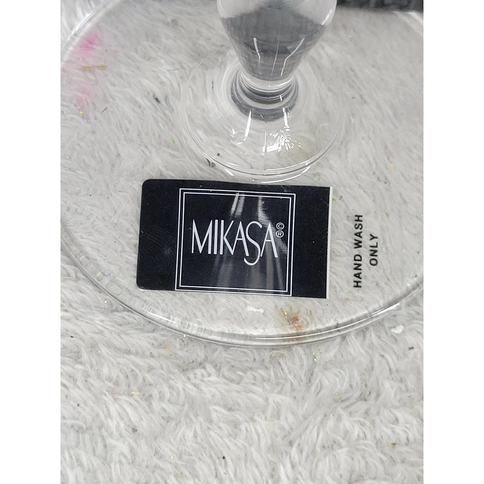 Mikasa 詹姆斯敦铂冰茶杯 3 件套奥地利铅水晶白金 — 第 4/4 张图片