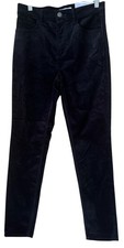 Loft Corduroy Slim Pockets Skinny Jeans Women s 28/6 Black 28x29 NWT