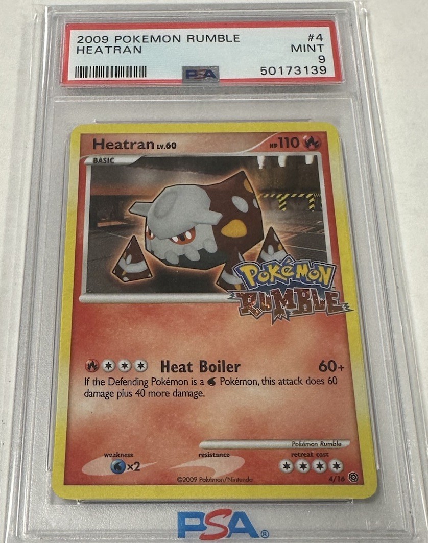 2009 Pokemon Heatran 4/16 Rumble PSA 9 Mint