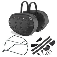 Kappa Seitenkoffer 23L STO102 + Rahmen Yamaha MT-07 2018 2019 2020 Schwarz
