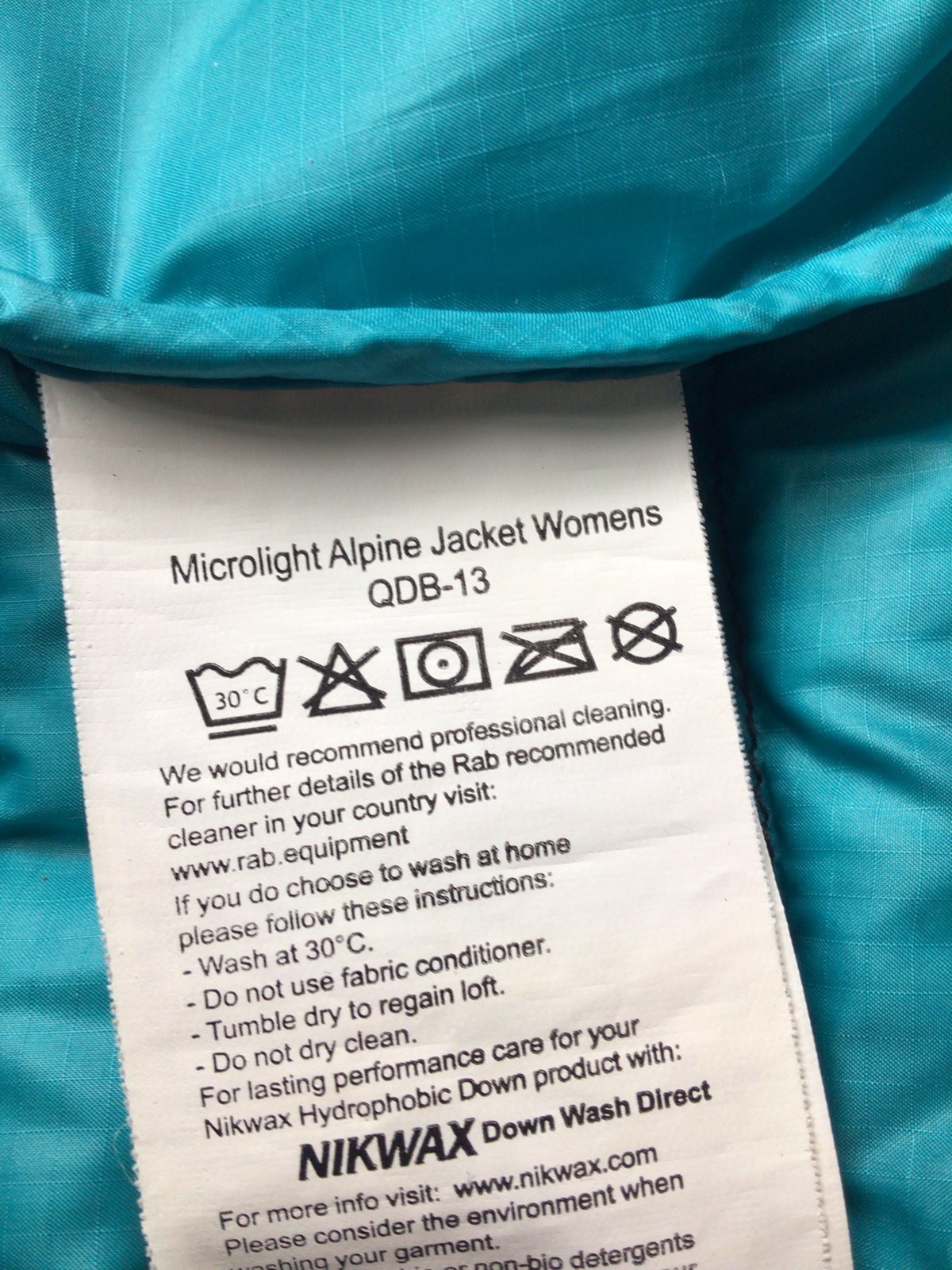 Rab Women Microlight Alpine Jacket Size 8 RRP £210 Black immaculate. image 5