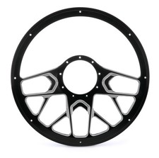 Billet Specialties Bc30107 Contrast Cut Redline 14 Billet Steering Wheel
