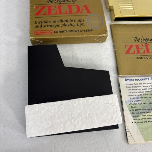 NINTENDO ENTERTAINMENT SYSTEM NES GAME THE LEGEND OF ZELDA COMPLETE BOXED NTSC - Picture 4 of 22