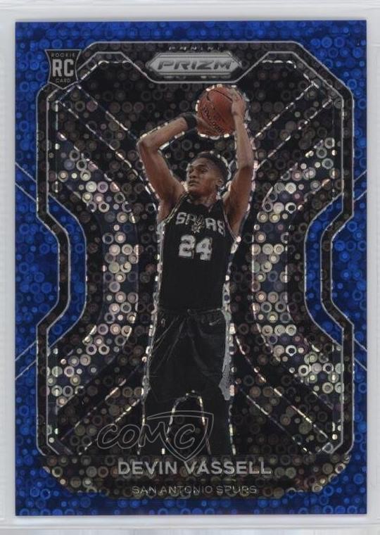 2020-21 Panini Prizm Fast Break Blue Prizm 91/175 Devin Vassell #252 13rw