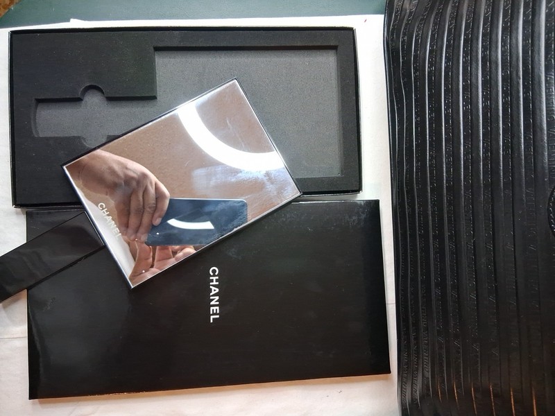 100% Authentic Chanel Handheld Rectangle Mirror