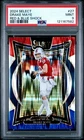 2024 Panini Select - Concourse Drake Maye #27 Red & Blue Shock Prizm (RC)