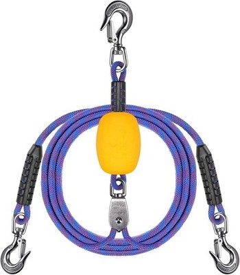 Multi-Length Boat Tow Rope and Harness with Stainless Steel Hooks, Floats & Soft