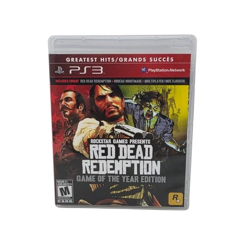 Red Dead Redemption Game of the Year Edition Playstation 3 PS3 W/ Map