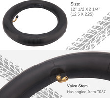 12 1/2 x 2 1/4 Tube Inner Tube 12.5 x 2.25 Tire 2 Pack for Pocket Bikes, Gas ...