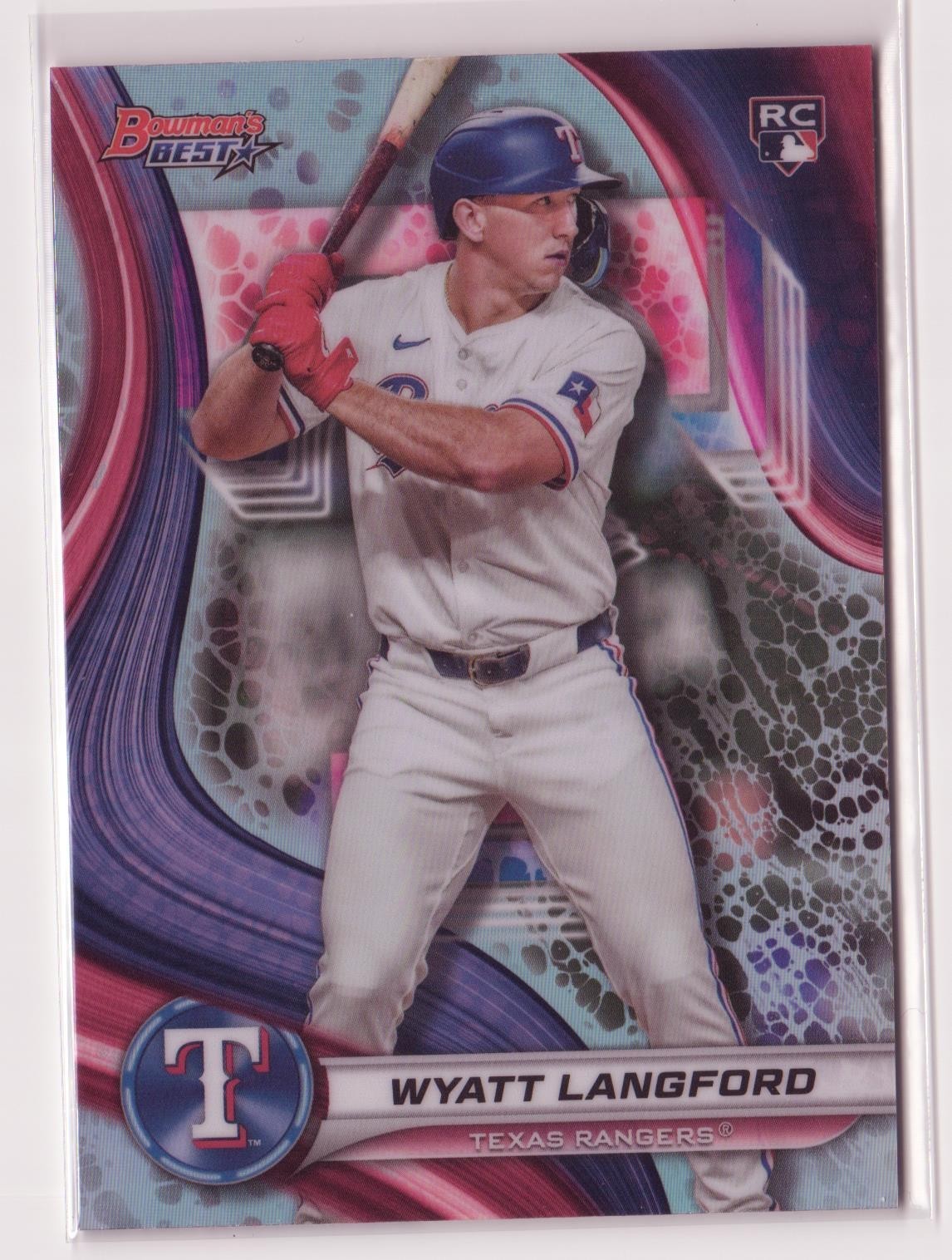 2024 Bowman's Best - Wyatt Langford #65 Refractor (RC)