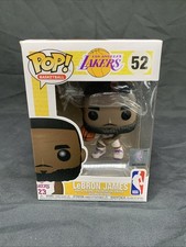 Funko Pop! Basketball LeBron James LA Lakers White Jersey #52 Vinyl Figure 