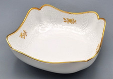 Meissen Porzellan Sch&uuml;ssel Schale 1. Wahl B 23 cm Neumarseille Goldzweige Blumen