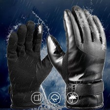 Winter Gloves for Men Wear Resistant Thermal for Running Outdoor Commuting