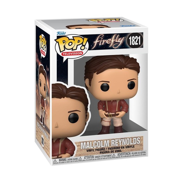 Funko Pop! Tv: Firefly - Malcolm Reynolds - Vinyl-Sammelfigur - Geschenkidee - O-image
