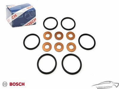 6x ORIGINAL BOSCH Dichtungssatz O-Ringe Kupferdichtungen Injektor Dichtring BMW
