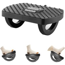 Ergonomic Under Desk Footrest Rocking Foot Stool with Massage Roller Portable