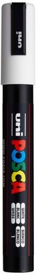 POSCA PC-5M Water-Based Paint Markers, Reversible Medium Tip (1.8-2.5mm), White