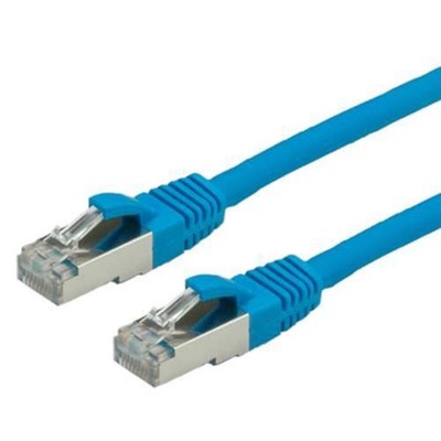 VALUE Netzwerk Kabel LAN Cat6 RJ45 Patchkabel PiMF SFTP 1m geschirmt Blau