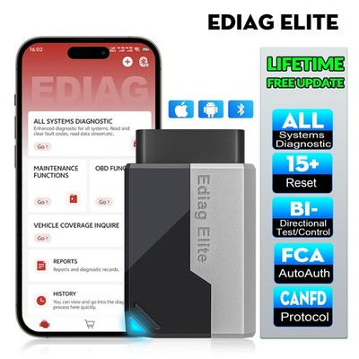 2026 Kingbolen Ediag Elite OBD2 Scanner Full Car Manufacture Brands Softwares