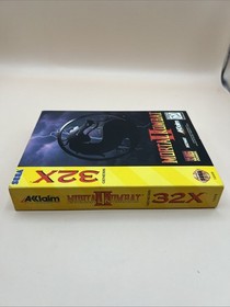 Mortal Kombat II (Sega 32X, 1994) Great Condition Cib