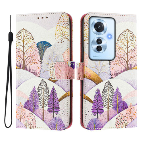 For OPPO Reno 13 12 11 11F Find X5 X8 Patterned Leather Wallet Case Flip Cover - Picture 38 of 77