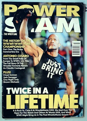 Power Slam Magazine No.223 MBox3030/B Twice In A Lifetime