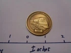 PIONEER ZEPHYR RAILROAD TRAIN LOCOMOTIVE DREAM BUILD SERIES BRONZE COIN Q11