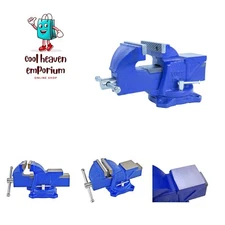 Yost Vises Tool 4-Inch Workshop Duty Bench Vise, Model , with 120-Degree Swiv...