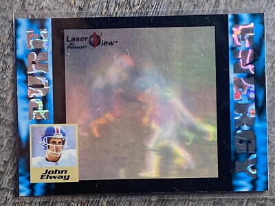 1996 Pinnacle Laser View Pure Energy John Elway #32 HOF