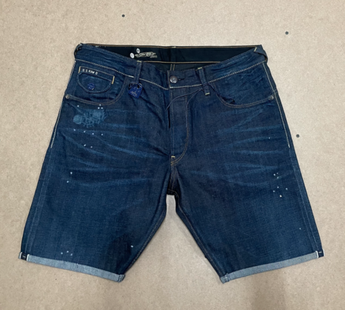 G-Star RE  ESSENTIAL MORRIS TAPERED 1 SHORT Blue Boreas Wash W33 - Picture 1 of 9