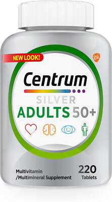 Centrum Silver Multivitamin for Adults 50 Plus, Multivitamin/Multimineral 220 Ct