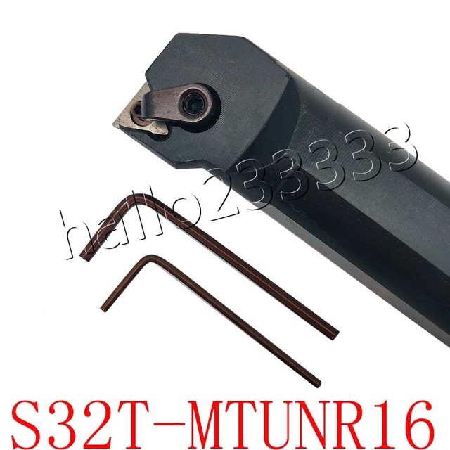 MTBNR External Turning Tool Holder With Carbide Inserts - Lathe Cutting Tool Set