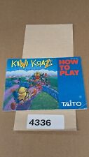 Kiwi Kraze - Nintendo NES- Manual Only  NO GAME 