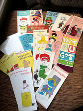 Vintage lot of 24 Mixed Long Slim Greeting Cards Variety of Occassions
