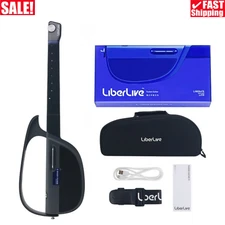 LiberLive Grey C1 Fusion Accompany Guitar 3.5mm Electric Stringless Guitar
