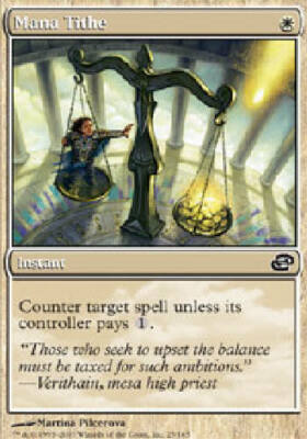 mtg dexterity cards Magic: The Gathering MANA TITHE Planar Chaos MTG