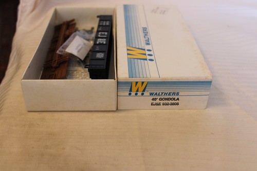 Walthers escala HO, góndola 40', cinturón exterior EJ&E Chicago, negro, #30608, 932-3808 | Zustand: New