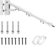 Wall Mount Ring Light 39.37''/100Cm with 180° Swivel Boom Arm for Beauty Salons,