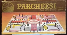 Vintage Parcheesi Board Game Night "Deluxe Edition" 1982 Selchow Righter Company