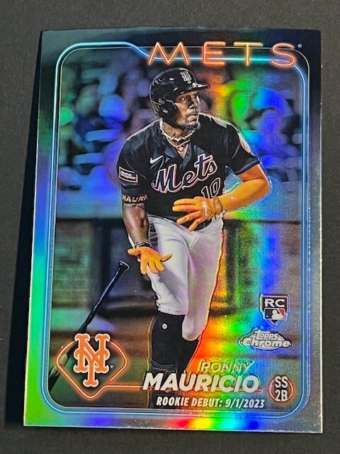 2024 Topps Chrome Update Rookie Debut USC157 Ronny Mauricio Refractor