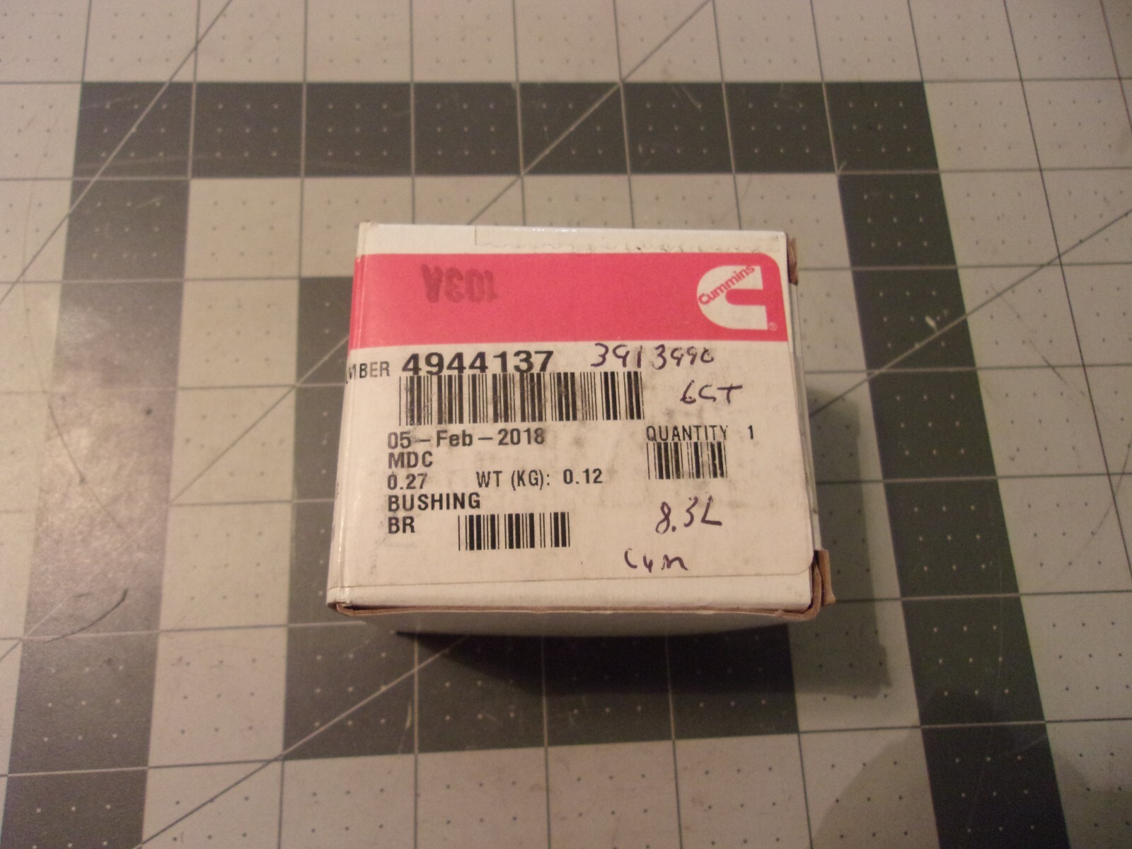 Cummins 4944137 Bushing 87343250 Cummins QSC 8.3L | eBay