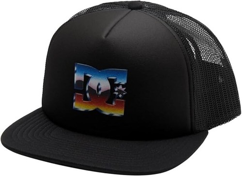 DC Shoes Cappello Trucker Gas Station Per Bambini E Ragazzi – 5 Pannelli, Chiusura Regolabile, Rete Posteriore