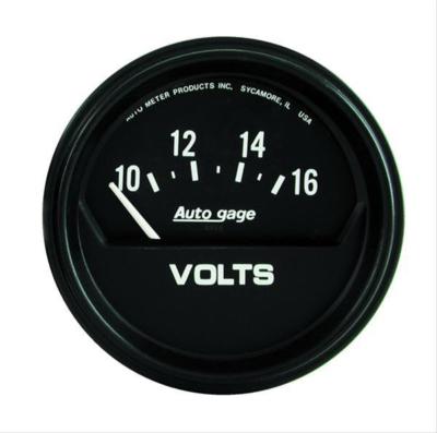 Auto Gage by AutoMeter 2319 2-5/8'' Voltmeter 10-16V Electrical