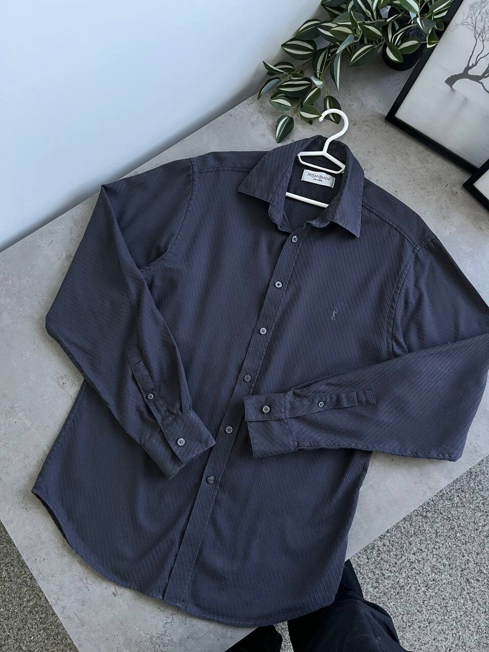 Camicia da uomo vintage Yves Saint Laurent taglia M