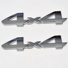 2pc Fits Tundra Tacoma Trd Pro 4x4 Bright Chrome Emblem For Toyota 2pc Fits Tundra Tacoma Trd Pro 4x4 Bright Chrome Emblem For Toyota