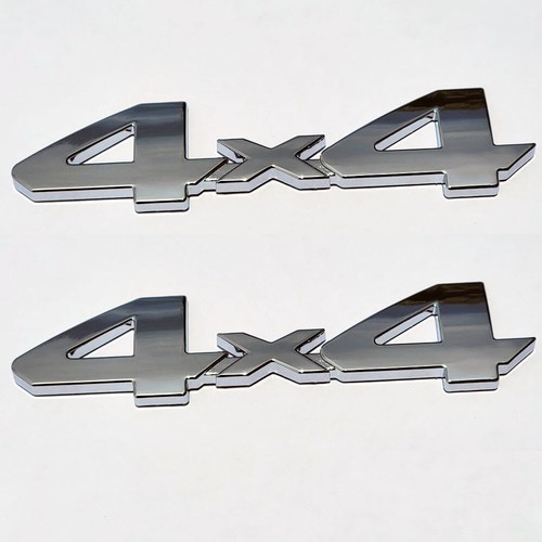 2pc Fits TUNDRA TACOMA TRD PRO 4X4 BRIGHT CHROME EMBLEM For TOYOTA - Bild 1 von 3