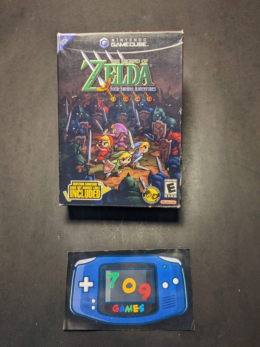 Legend of Zelda: Four Swords Adventures (GameCube, 2004) Big Box